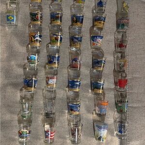 Set of 37 State and Territory Shot Glasses